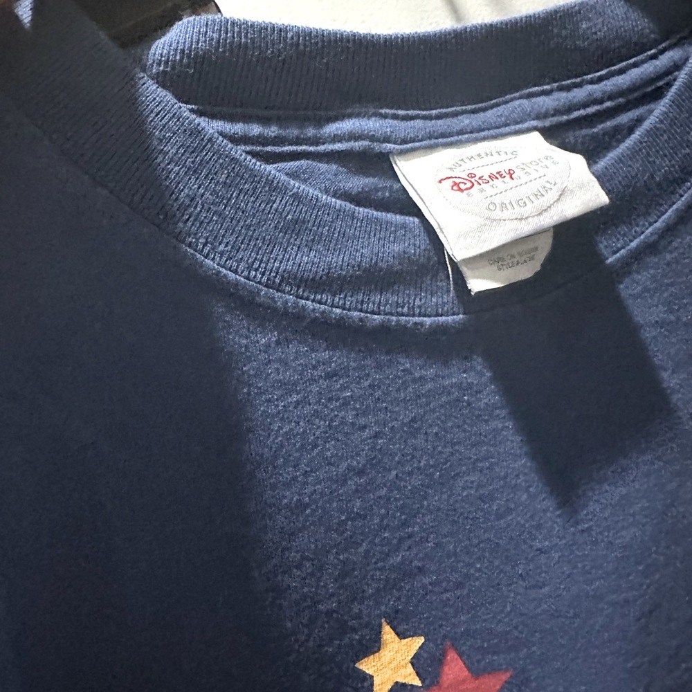 90s Disney Blue Mickey Mouse Short Sleeve Tee - Picture 6 of 7